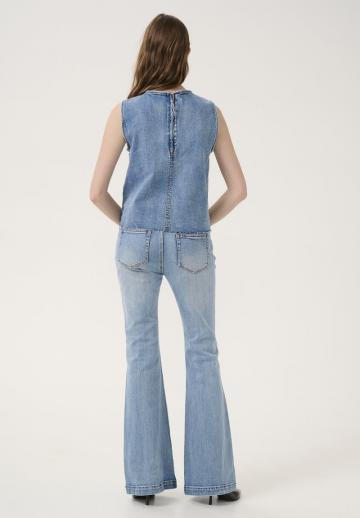 Джинсовая блузка