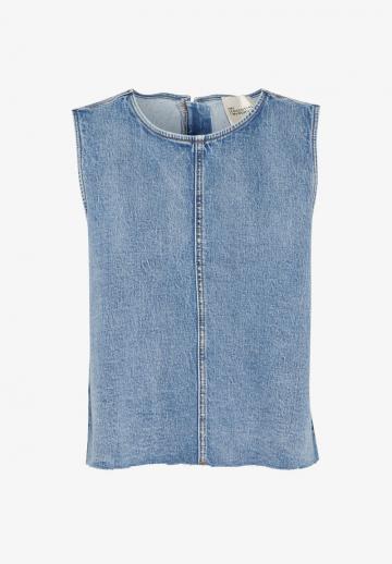 Джинсовая блузка