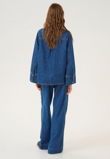 Джинсовая блузка