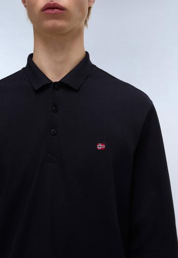 Поло с длинным рукавом