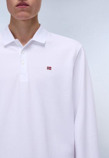 Поло с длинным рукавом