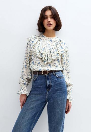 Джинсовая блузка
