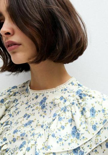 Джинсовая блузка