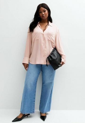 Атласная блузка