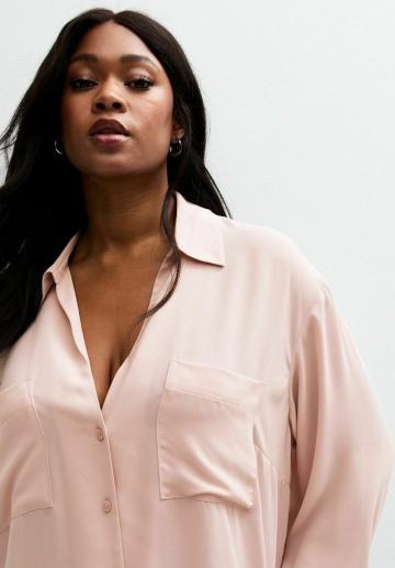 Атласная блузка