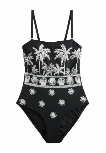 Слитный купальник