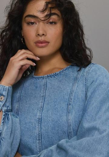 Джинсовое платье