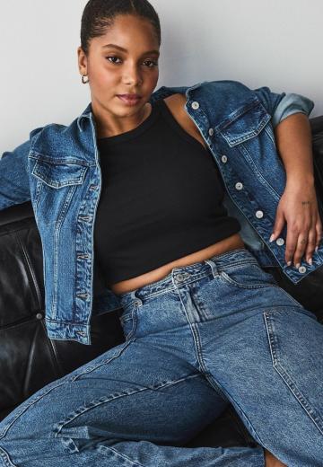 Джинсовая жилетка