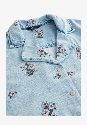 Джинсовая блузка