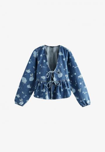 Джинсовая блузка