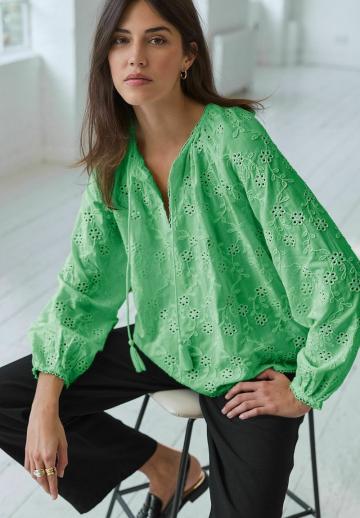 Кружевная блузка