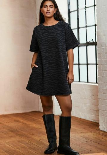 Джинсовое платье