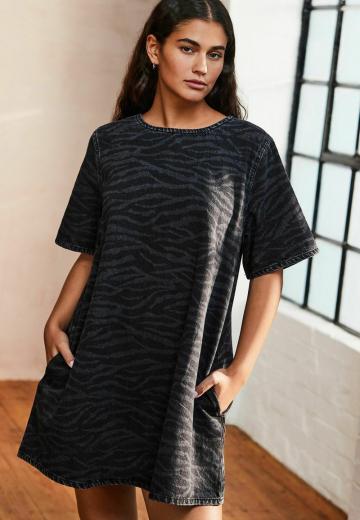 Джинсовое платье