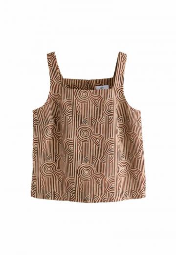 Блузка без рукавов