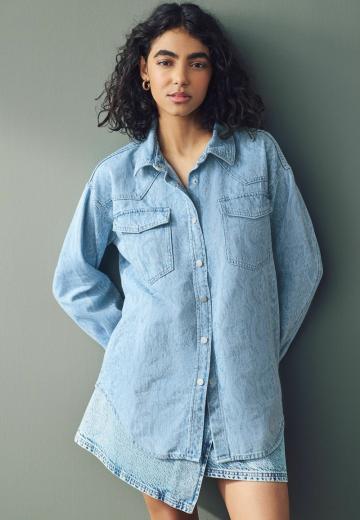 Джинсовая жилетка