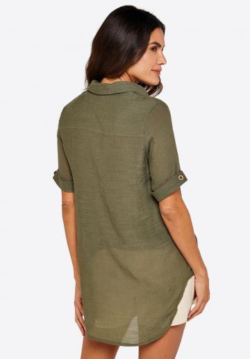 Длинная блузка