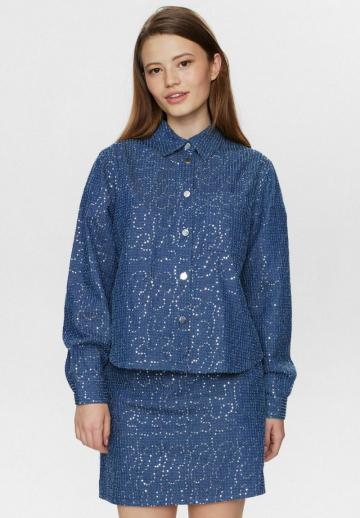 Джинсовая блузка