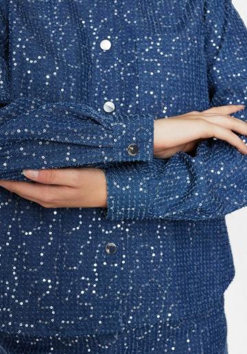 Джинсовая блузка