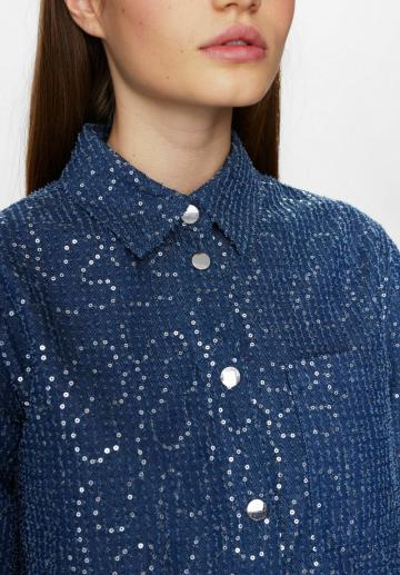 Джинсовая блузка