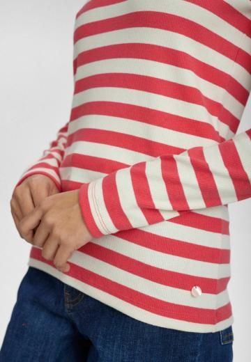 Пуловер в полоску
