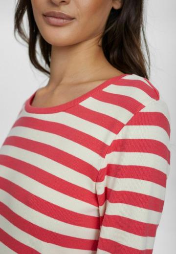 Пуловер в полоску