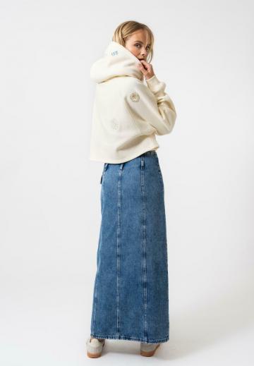 Пуловер с капюшоном