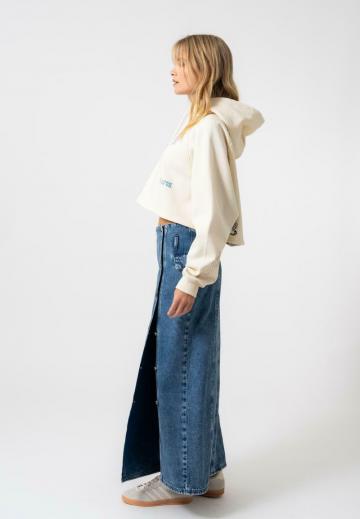 Пуловер с капюшоном