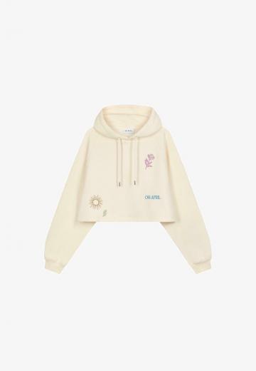 Пуловер с капюшоном