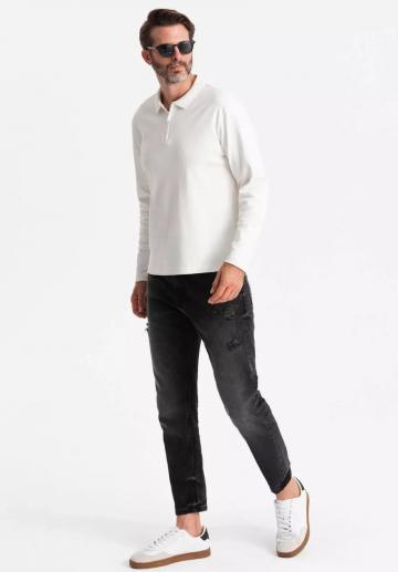 Поло с длинным рукавом