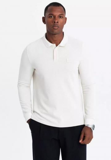Поло с длинным рукавом