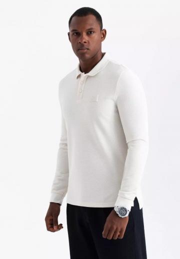 Поло с длинным рукавом