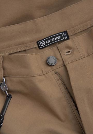 Брюки с накладными карманами