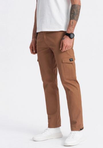 Брюки с накладными карманами