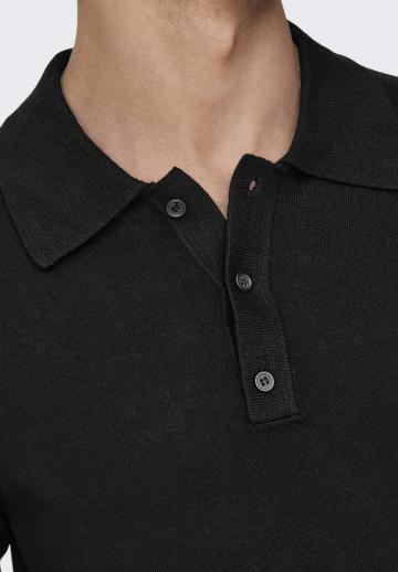 Поло с длинным рукавом