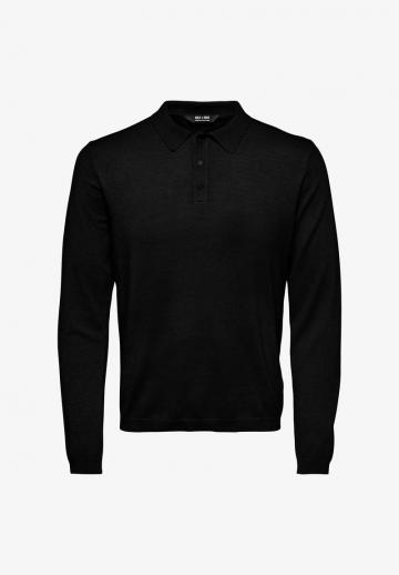 Поло с длинным рукавом