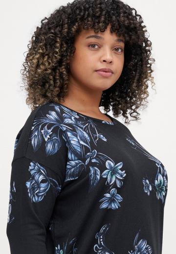 Пуловер с рукавом три четверти