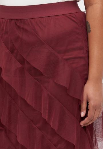 Юбка с воланами
