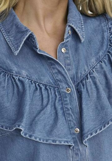 Джинсовая блузка