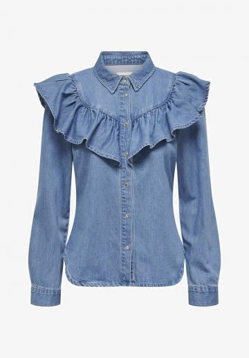 Джинсовая блузка