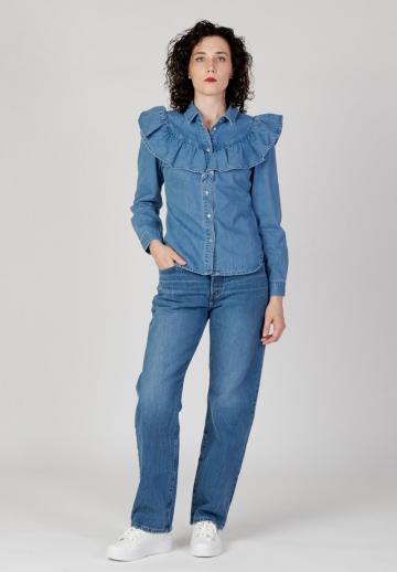 Джинсовая блузка