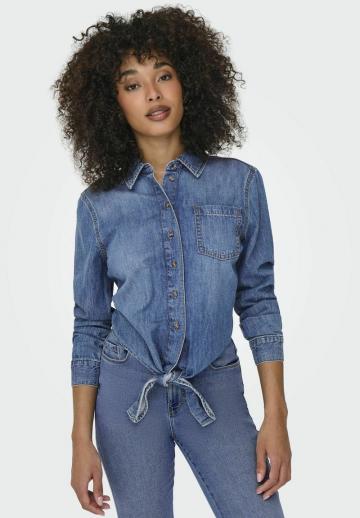 Джинсовая блузка