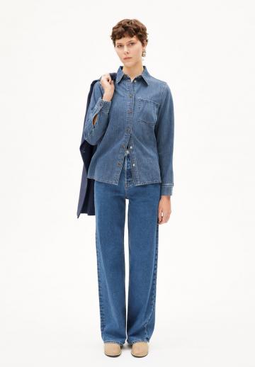 Джинсовая блузка