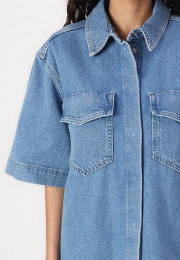 Джинсовая блузка