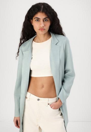 Пальто из искусственной кожи