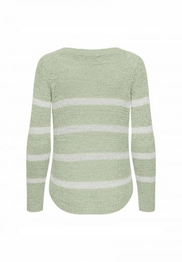 Пуловер в полоску