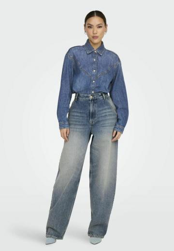 Джинсовая блузка