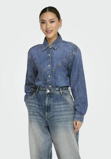 Джинсовая блузка