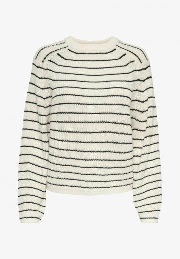 Пуловер в полоску