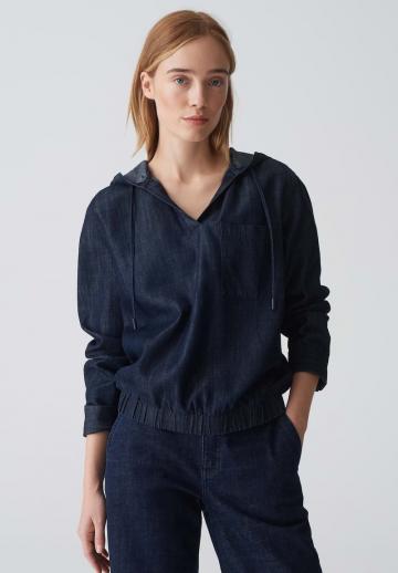 Джинсовая блузка