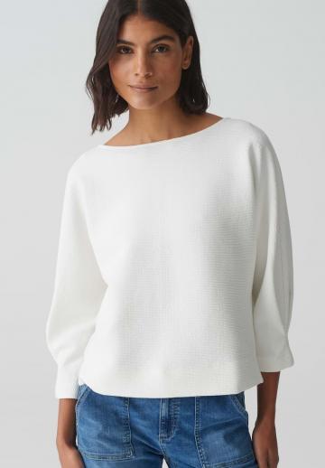 Пуловер с рукавом три четверти